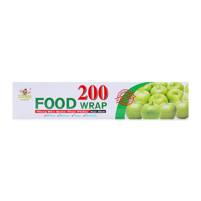 Màng bọc thực phẩm ECOOK FOOD WRAP 200 30cm x 150m