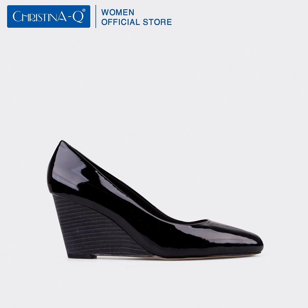 Giày Cao Gót Bít Mũi Đế Xuồng ChristinA-Q GBX030