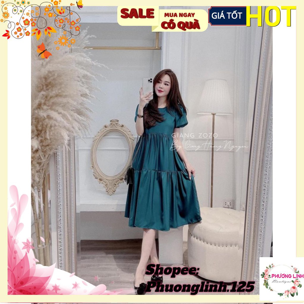 VÁY THÔ XANH BABYDOLL 3 TẦNG | BigBuy360 - bigbuy360.vn