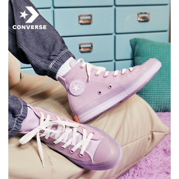 Giày Thể Thao CONVERSE All Star CX Vải canvas Đế jelly Màu Hồng Nhạt Dễ Thương 172893C-280