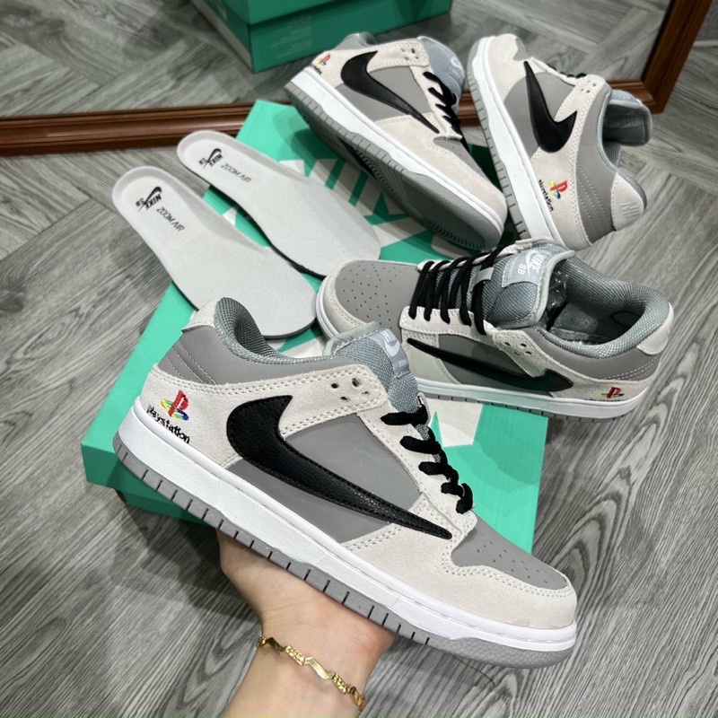 Giày nike sb palaytation xám trắng 11 . Thể thao nam nữ sneaker kèm hộp