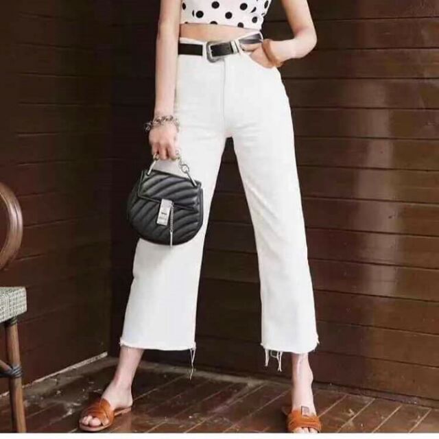 Quần jean ống suông