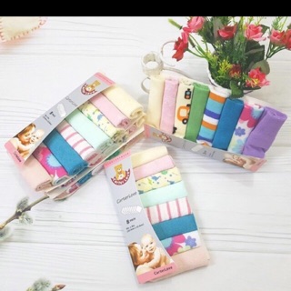 Set 8 khăn mặt Carter Love mềm mịn cho bé yêu