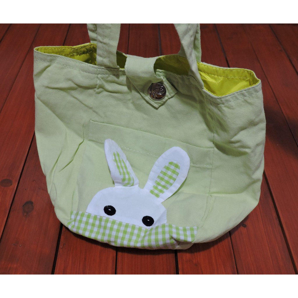 Túi Vải Cotton 2 Lớp Đựng Đồ Cho Bé Hand Embroidery Bag