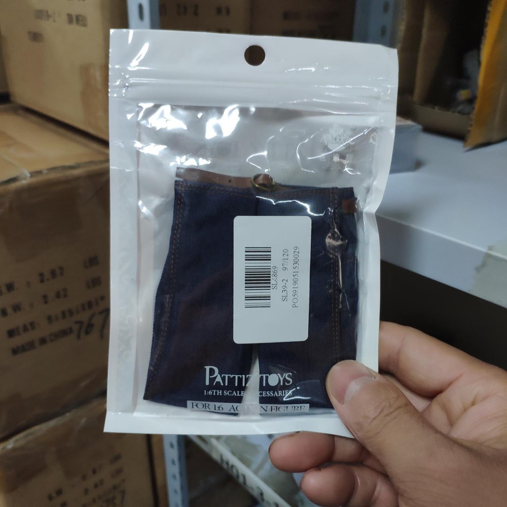 Quần Jeans nam Denim tỉ lệ 1 / 6 cho mô hình nhân vật nam 12 ' '