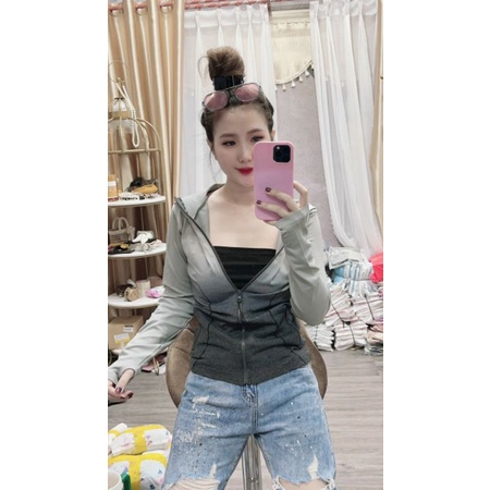 [Size M L XL] New!!! Áo Khoác Nữ Loang Màu Cao Cấp Hàng Nhập. Áo khoác Thể Thao Nữ Mẫu Mới [L22] &amp; [3MPQ]