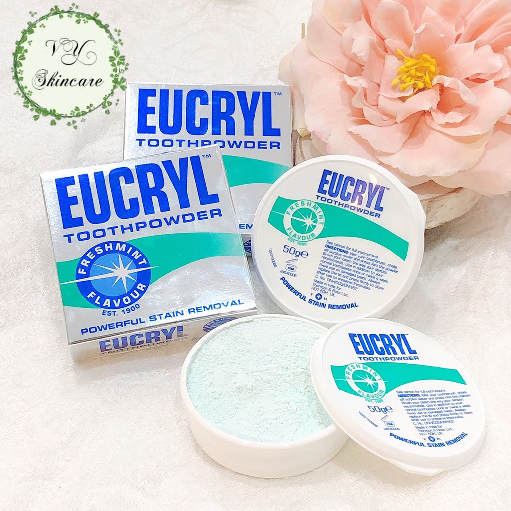 Bột Tẩy Trắng Răng Eucryl Tooth Powder