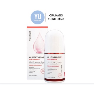 Lăn Khử Mùi Mờ Thâm, Dưỡng Trắng Da Angel's Liquid Glutathione+ Niacinamide Fresh Deodorant 60ml