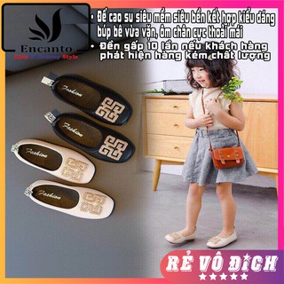 Giày lười búp bê đinh đá cho bé gái