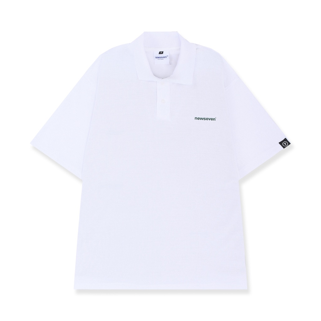 ÁO POLO OVERSIZE N7 NEWSEVEN, ÁO PHÔNG CỘC TAY CÓ CỔ FORM RỘNG NAM NỮ UNISEX, LOCAL BRAND.