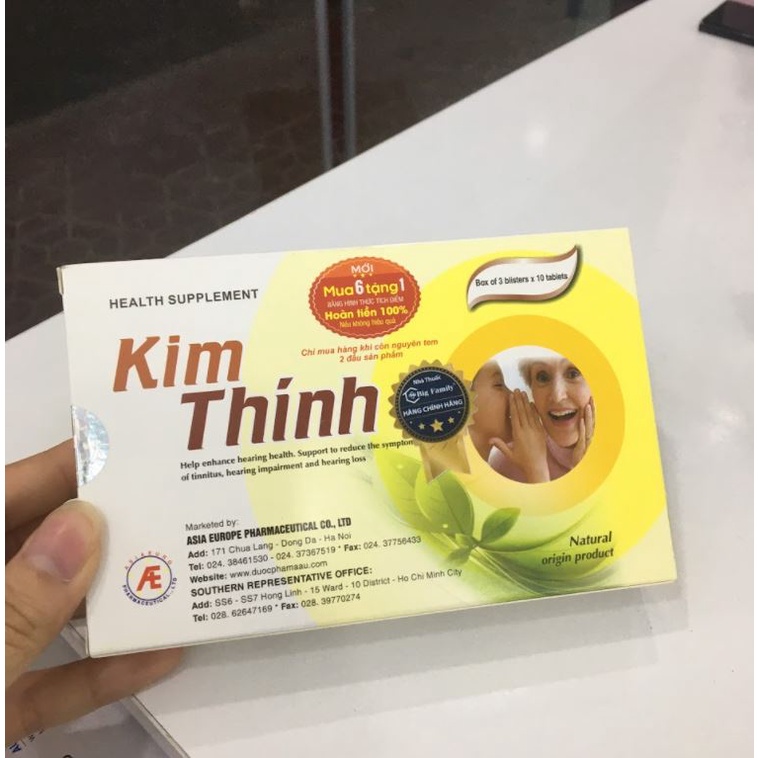 Kim thính - Tăng cường sức khỏe thính giác, tăng cường thính lực cho đối tai, ù tai, giúp duy trì thính lực