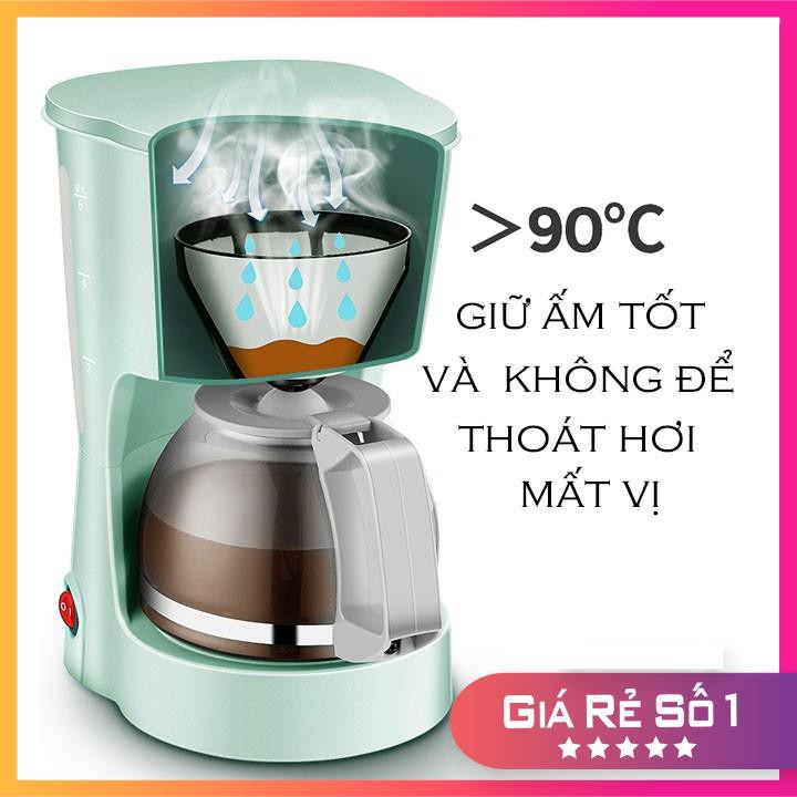 Máy Pha Cafe Donlim 𝗙𝗥𝗘𝗘 𝗦𝗛𝗜𝗣 Có Bình thủy tinh và có ngay 1 tách cà phê thơm ngon chỉ với 3 bước cực đơn giản