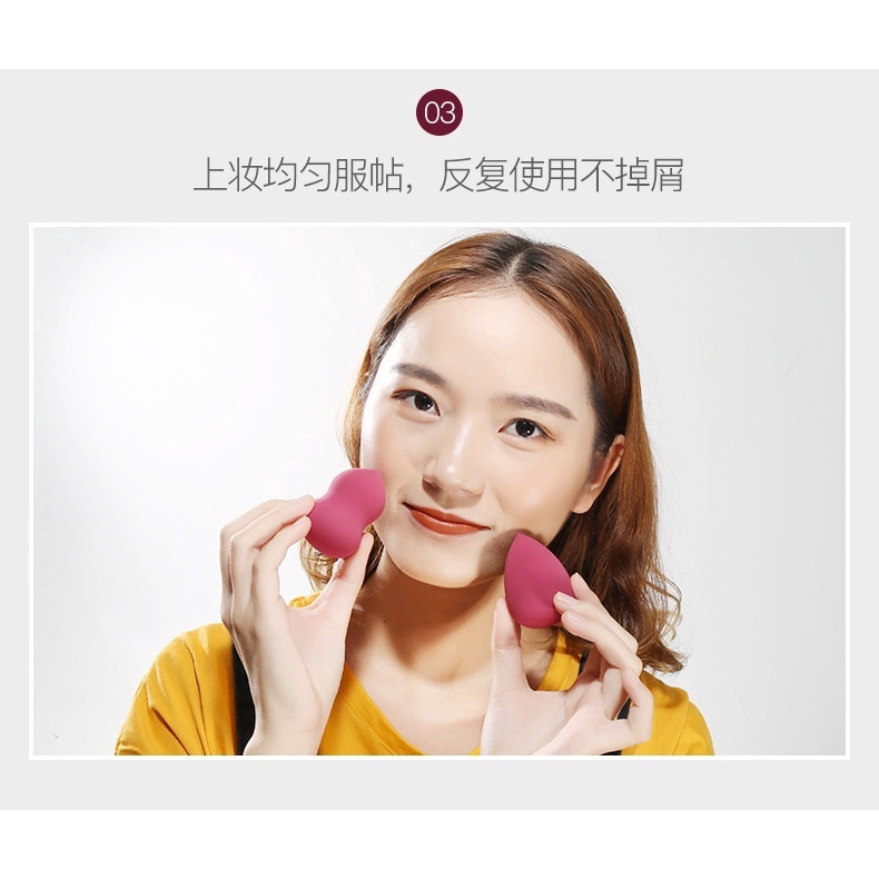 Mút trang điểm IMAGES tán phấn sử dụng cả dạng khô và ẩm tiện lợi