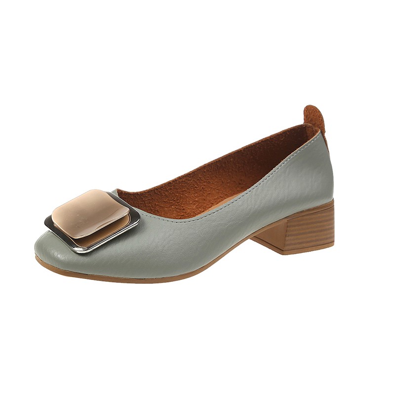 Giày Búp Bê Mũi Vuông Thời Trang Xuân Thu 2021 Cho Nữ | BigBuy360 - bigbuy360.vn