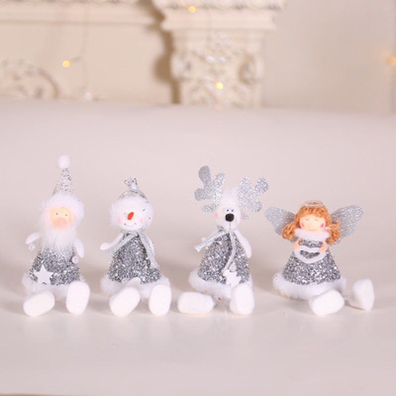 Búp Bê Hình Ông Già Noel / Người Tuyết Hoạt Hình Sáng Tạo Trang Trí Cây Thông Giáng Sinh / Tiệc Tùng