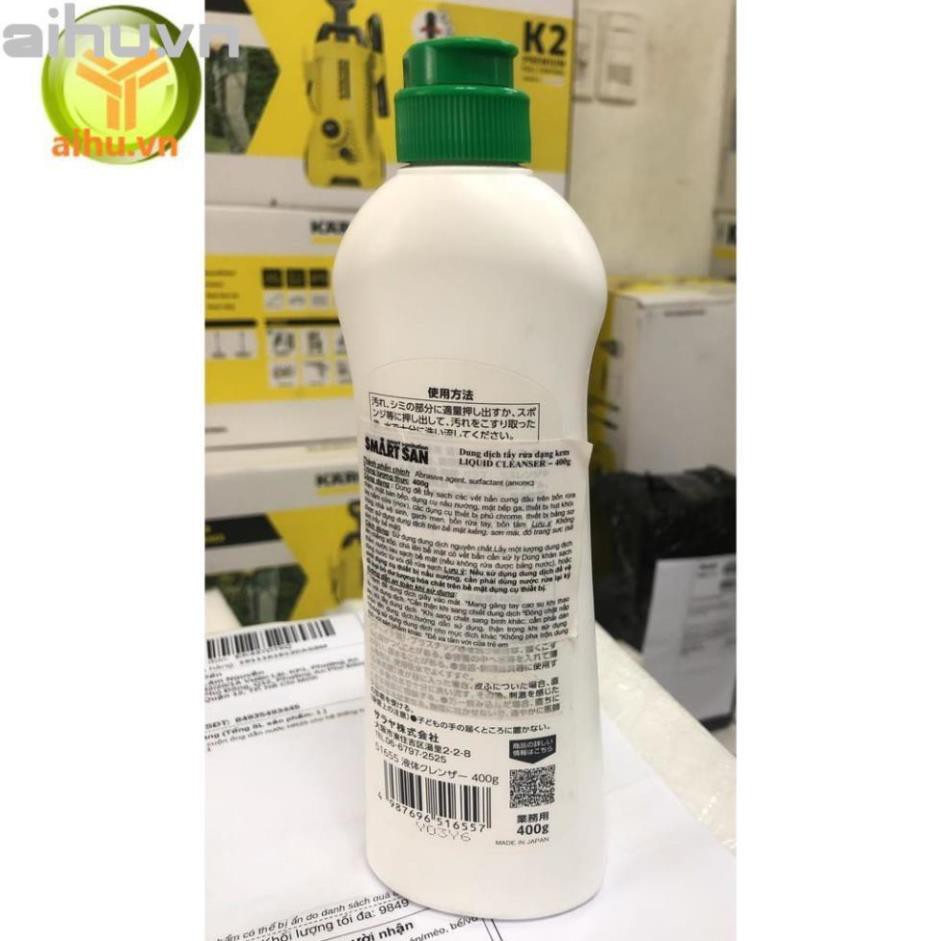 Kem đa năng, tẩy vết rỉ sét trên bề mặt inox, nhôm và sắt LIQUID CLEANSER 400g - Sẵn kho