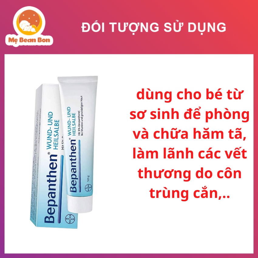 Kem Bôi hăm Bepanthen Wund-Und Heilsalbe 20g của Đức cho bé từ sơ sinh Giúp da tăng sức đề kháng chống lại hăm da