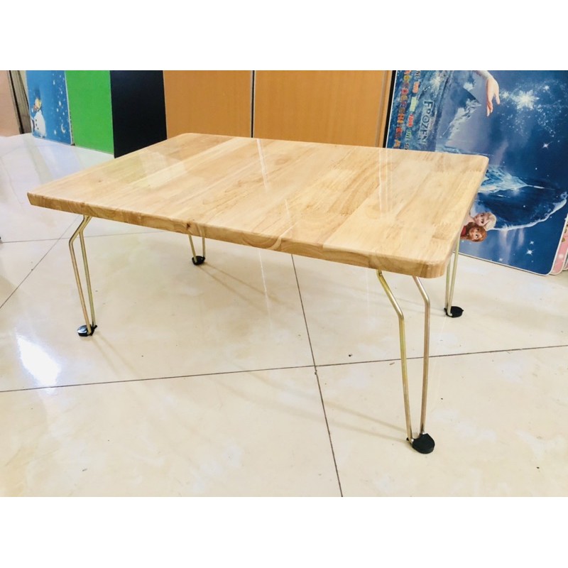 Bàn gấp chân cao 28cm ( gỗ thịt ,kt 40x60 - 50x70cm) | BigBuy360 - bigbuy360.vn