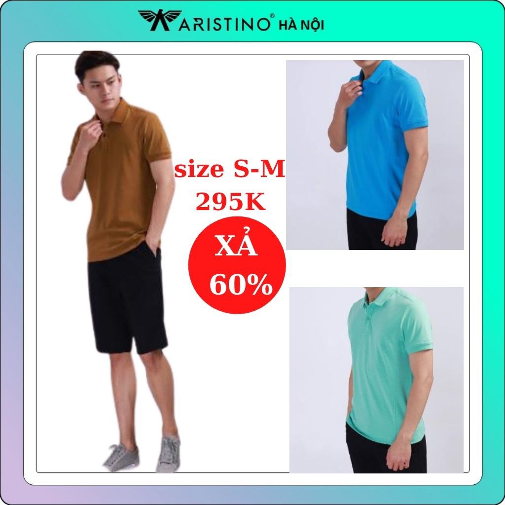 Áo polo nam cao cấp ARISTINO- slim Aps030s8-(50-65 KG)