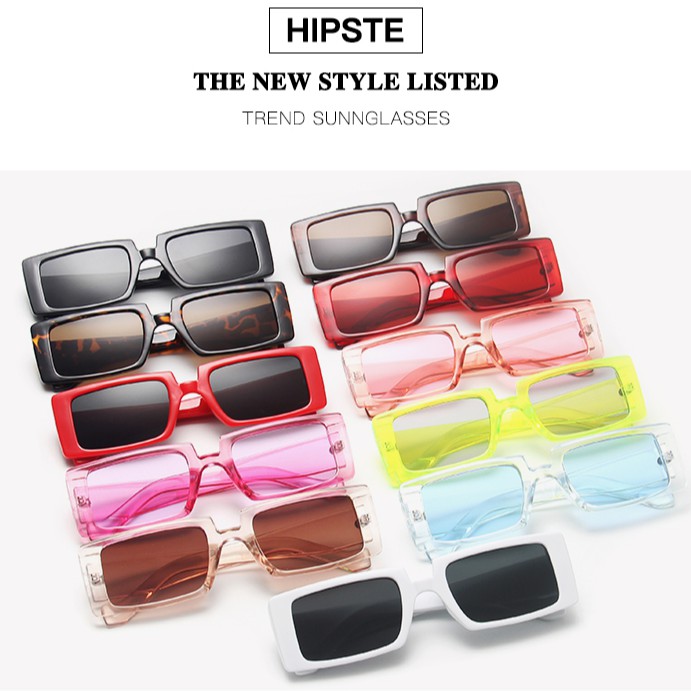 Kính mát gọng vuông thiết kế đơn giản thời trang