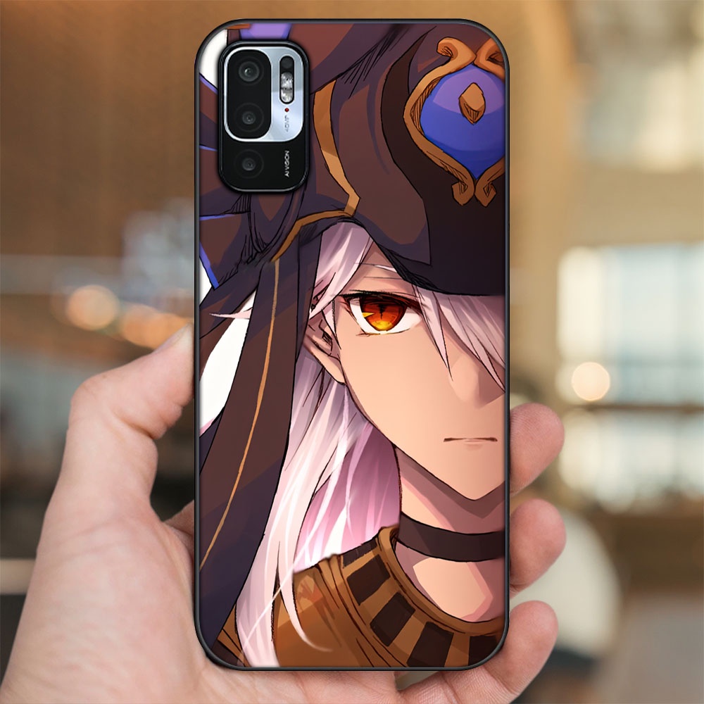 Ốp lưng Xiaomi Redmi Note 10 5G viền đen in hình Cyno Genshin Impact