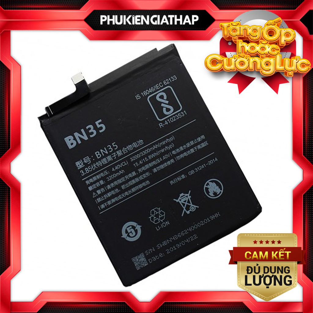 Pin zin cho Xiaomi Redmi 5 (BN35) - 3300mAh