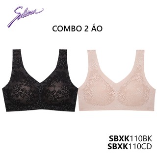 Combo Áo Lót Không Viền May Mút Vừa Fashion Soft By Sabina SBXK110BK+SBXK110CD