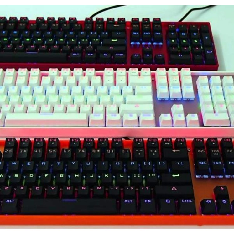 Bàn phím cơ Motospeed K86 Rainbow Gaming Keyboard (Trắng)