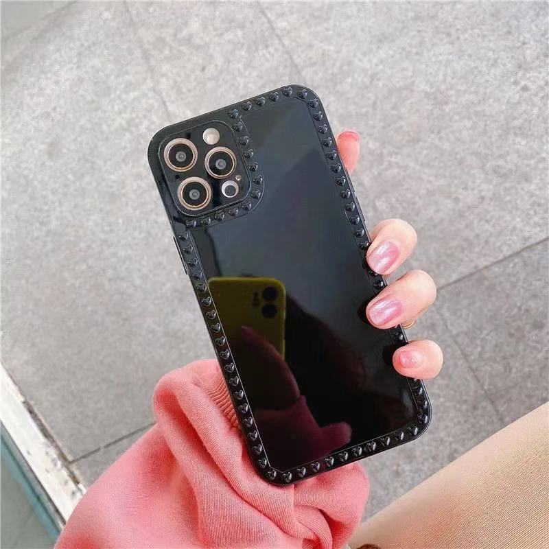 Ốp điện thoại TPU mềm chống rơi họa tiết trái tim thích hợp cho IPhone 12 11 Pro Max X XS XR 6 6S 7