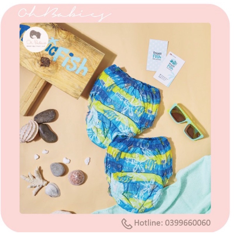 Tã Bỉm Bơi Cho Bé Tropic Fish Sản Xuất Tại Đan Mạch Đủ Size S,M,L - Miếng Lẻ / Combo 3c-5c