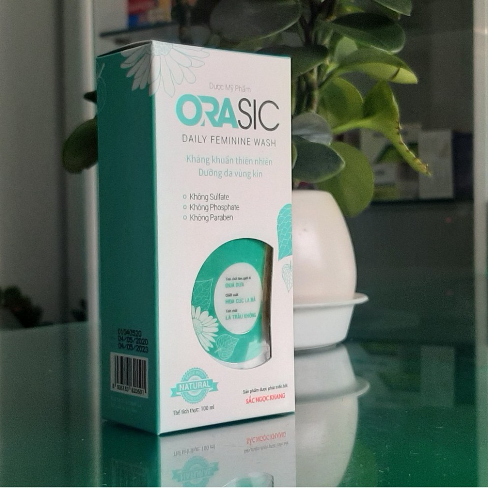 Dung dịch vệ sinh hằng ngày Orasic 100ml – Khử mùi, ngăn nấm ngứa vùng kín