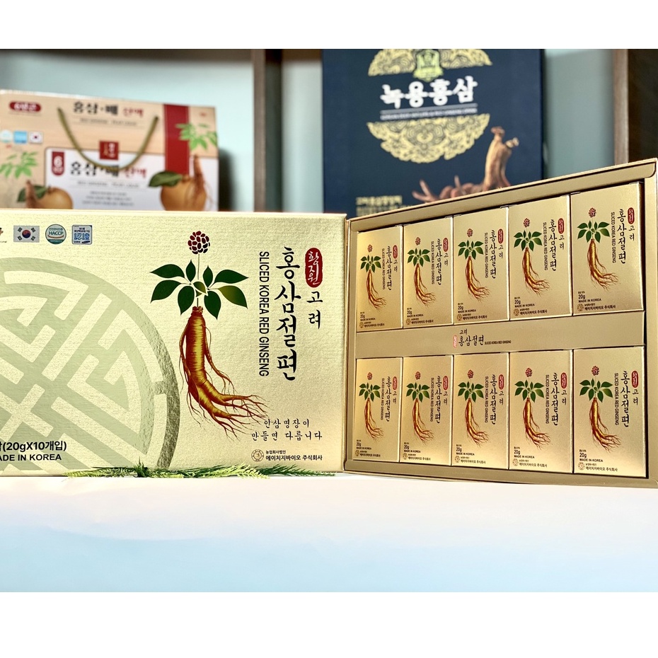 Hồng Sâm Thái Lát Ginseng King Hàn Quốc Hộp 200g