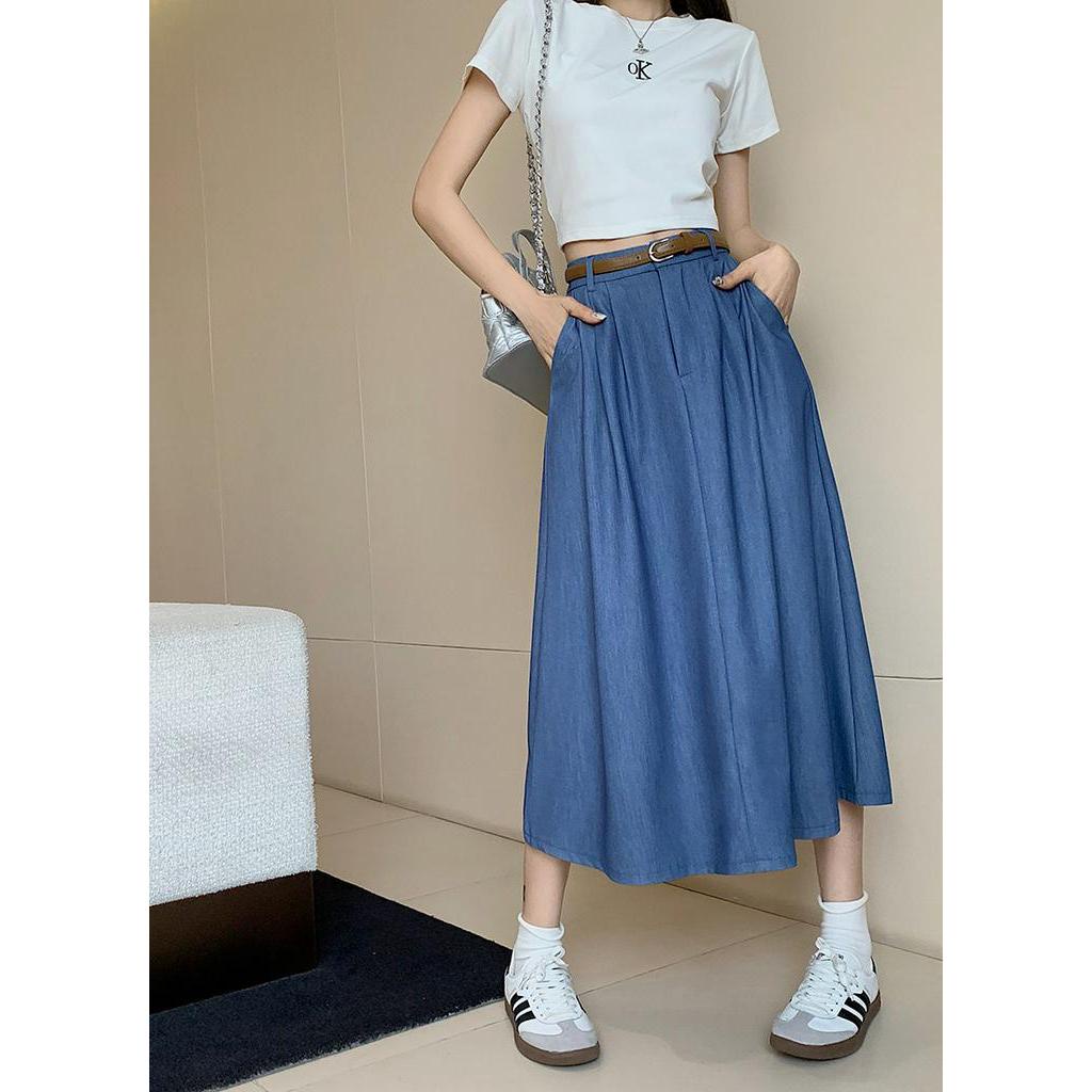 Chân Váy Lưng Cao Phong Cách Retro Mùa Hè Kiểu Mới 63644