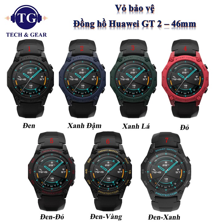 [HUAWEI GT2] Ốp case cao cấp bảo vệ Sikai đồng hồ Huawei Watch Gt 2 - 46mm