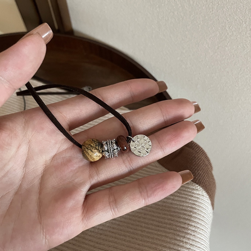 Vòng cổ Da Handmade Phong Cách Trung Hoa Cổ Điển Thời Trang Cho Nam Và Nữ