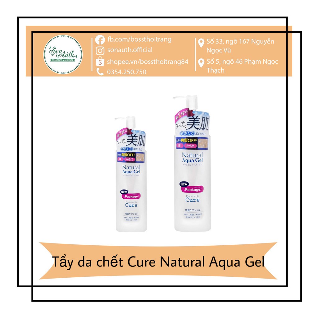 Tẩy da chết Cure Natural Aqua Gel