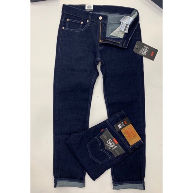 Quần jean nam VNXK LE.VIS xanh đen cao cấp - ống suông - Co giãn nhẹ hợp thời trang 2019 | BigBuy360 - bigbuy360.vn