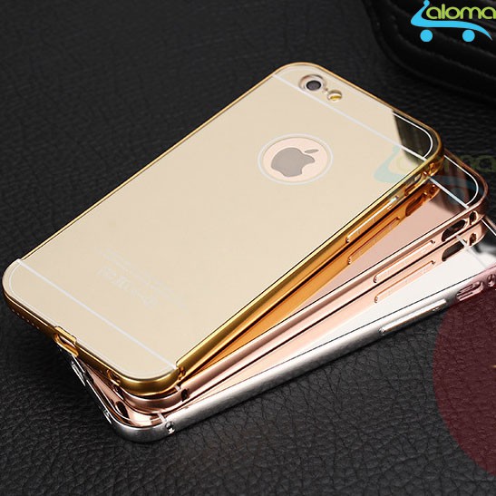 Ốp lưng tráng gương viền kim loại Iphone 6s,6p