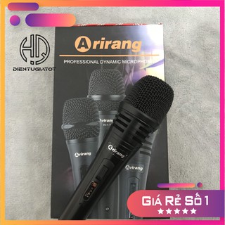 🌟GIÁ GỐC🌟BH 3 THÁNG🌟CHỐNG HÚ- HÚT ÂM🌟 - Micro karaoke có dây ARIRANG BG-9.1