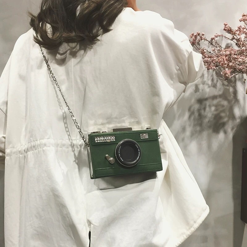 Túi Đeo Chéo Hình Máy Ảnh Thời Trang Xuân Hè Hàn Quốc 2022 Dành Cho Nữ
