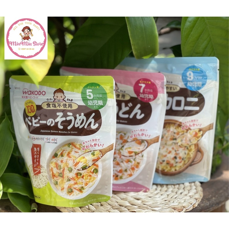 MÌ SOMEN, UDON, NUI TÁCH MUỐI WAKODO CHO BÉ ĂN DẶM