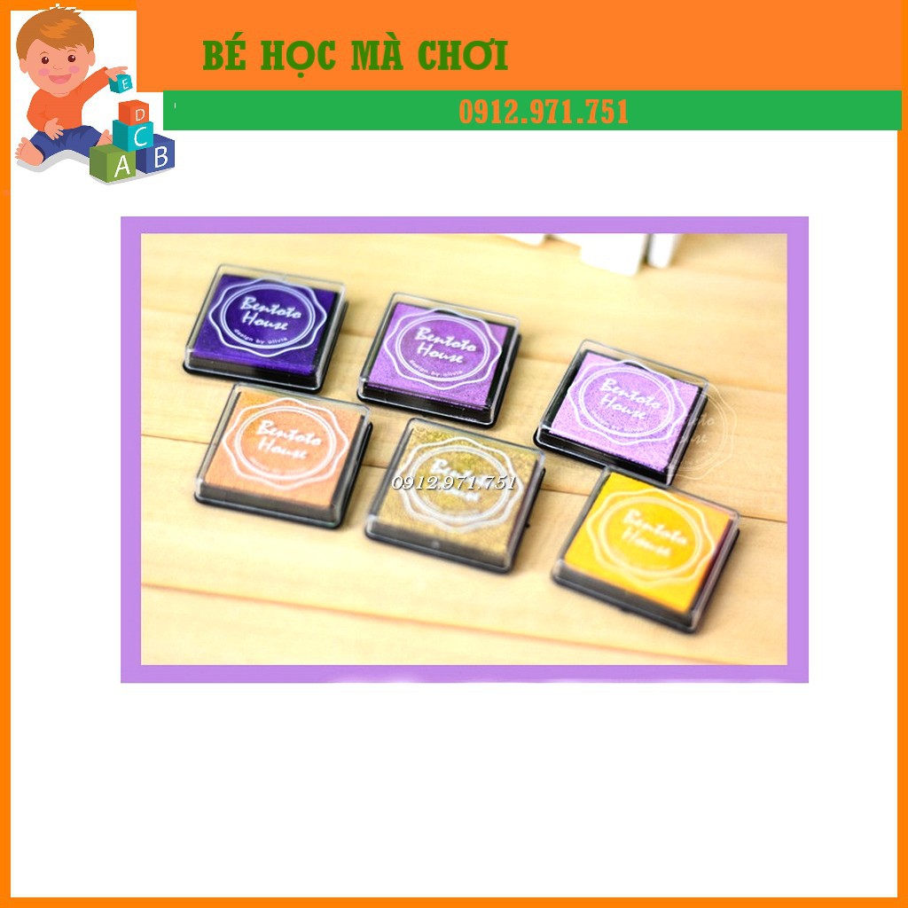 Màu vẽ vân tay 20 màu giúp bé thỏa sức sáng tạo - Mực in dấu vân tay