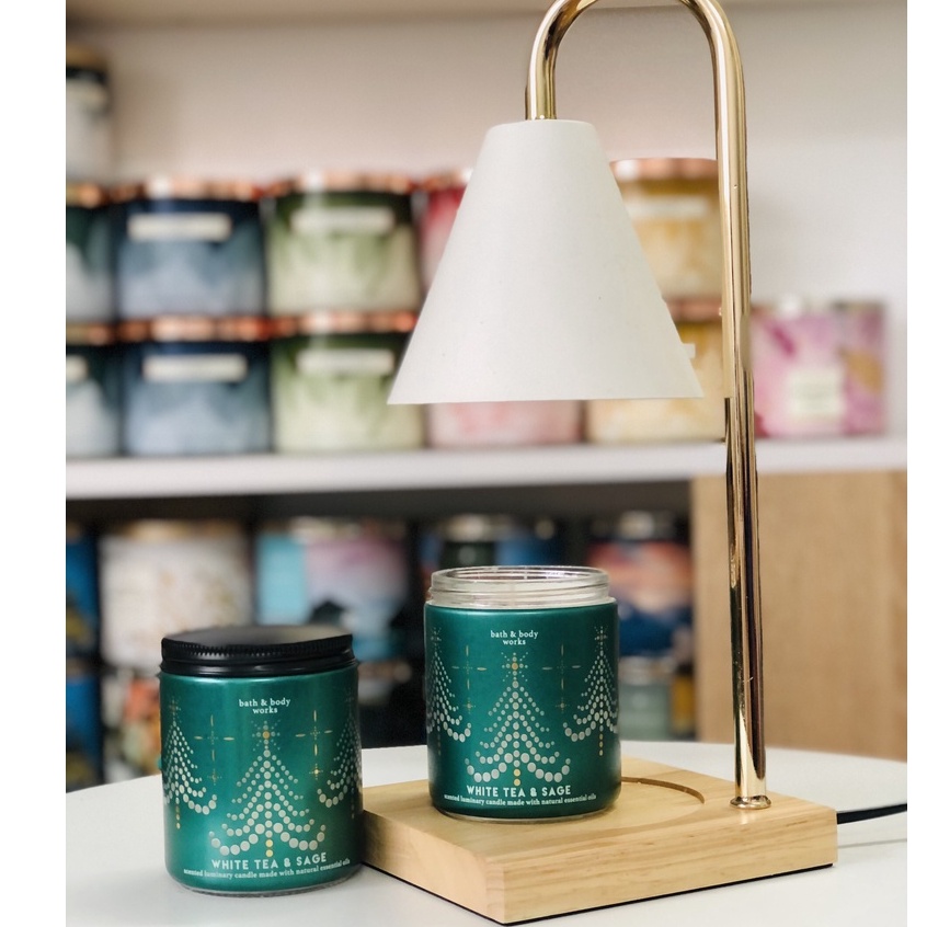 Nến thơm Bath & Body Works WHITE TEA & SAGE 1bấc 198g