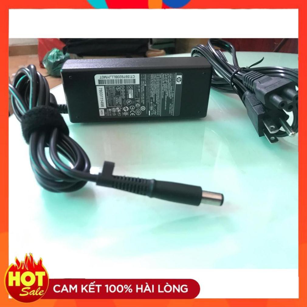 🎁 Sạc laptop hp 19v-4.7a-90w chân kim to zin dùng cho hp 9470, 8440, 8460, dv4...