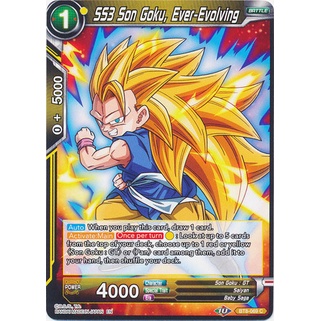 Thẻ bài Dragonball - TCG - SS3 Son Goku, Ever-Evolving / BT8-069'