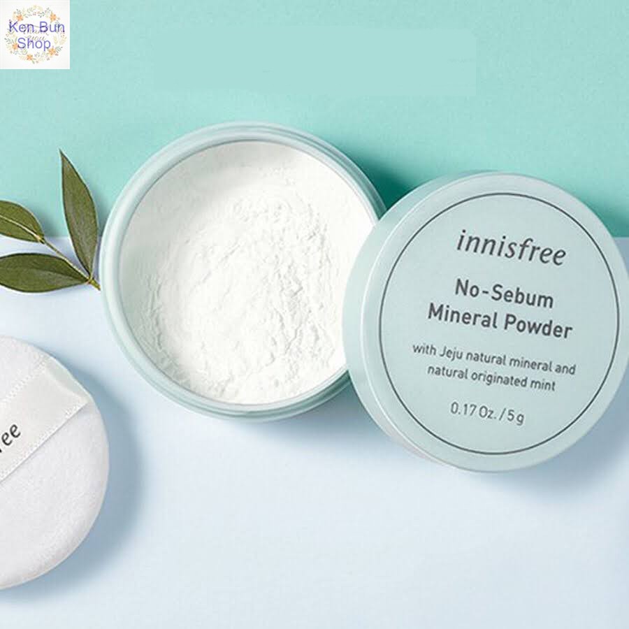Phấn Phủ Bột Kiềm Dầu Innisfree No Sebum Mineral Powder 5G