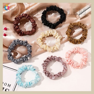 Dây cột tóc nơ vải lụa satin nhún xinh xắn nữ tính Tiệm Nàng Lem