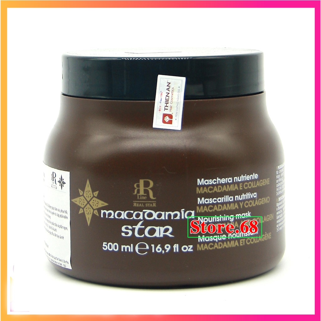 KEM HẤP  TÓC MACADAMIA STAR 500ML