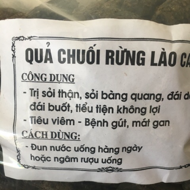 Bán Nhanh - Quả Chuối Rừng Khô Tây Bắc Loại 1 | Đóng Gói 1kg