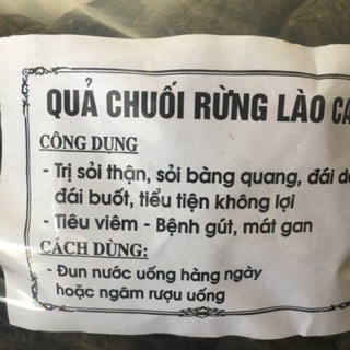 Quả Chuối rừng khô Tây Bắc loại 1 1kg